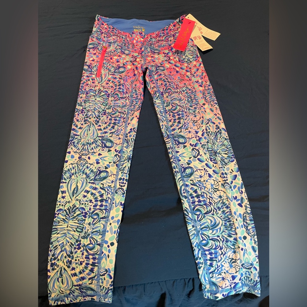 NWT Lilly Pulitzer Luxletic Weekender MIDI Leggings Women’s size XS